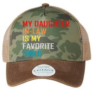 My Daughter In Law Is My Favorite Child Retro Family Humor Legacy Tie Dye Trucker Hat