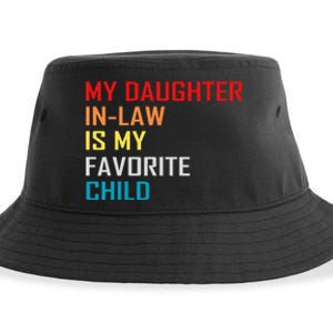 My Daughter In Law Is My Favorite Child Retro Family Humor Sustainable Bucket Hat