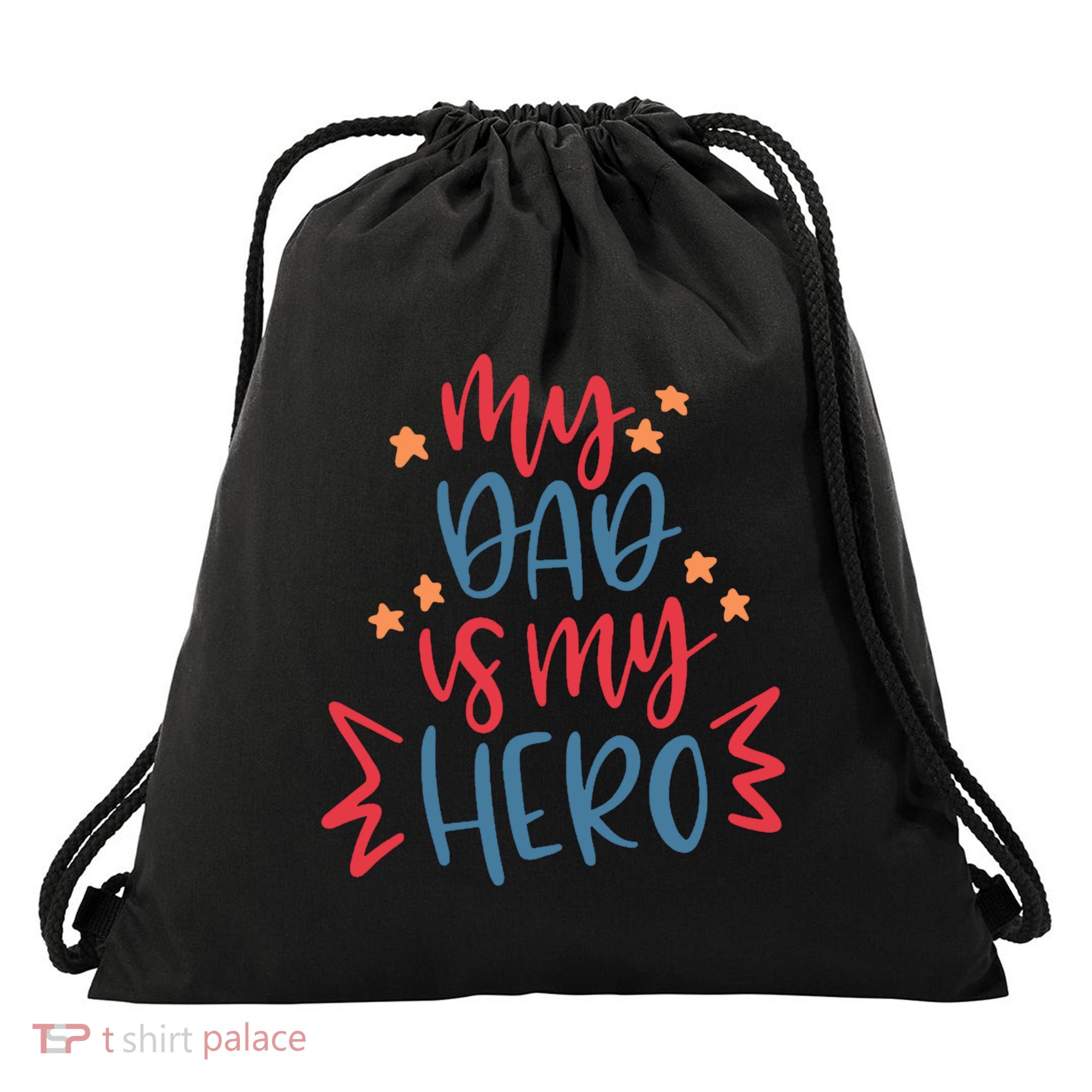 My Dad Is My Hero Cute Gift Drawstring Bag