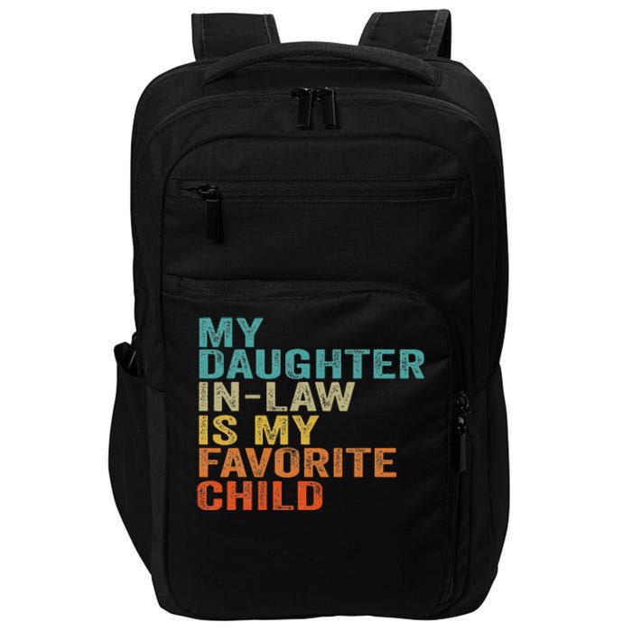 My Daughter In Law Is My Favorite Child Retro Vintage Impact Tech Backpack