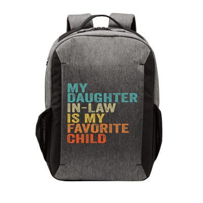 My Daughter In Law Is My Favorite Child Retro Vintage Vector Backpack