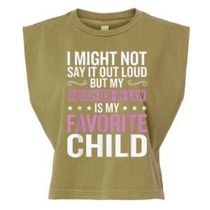 My Daughter In Law Is My Favorite Child Funny Mother Humour Garment-Dyed Women's Muscle Tee