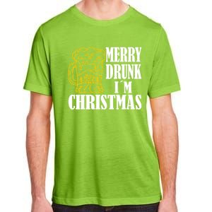 Merry Drunk I´M Christmas Beer Gift Adult ChromaSoft Performance T-Shirt