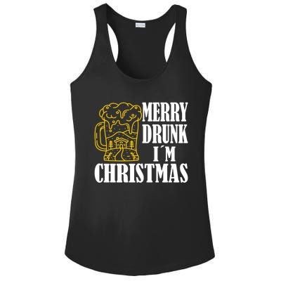 Merry Drunk I´M Christmas Beer Gift Ladies PosiCharge Competitor Racerback Tank