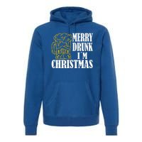 Merry Drunk I´M Christmas Beer Gift Premium Hoodie