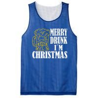 Merry Drunk I´M Christmas Beer Gift Mesh Reversible Basketball Jersey Tank