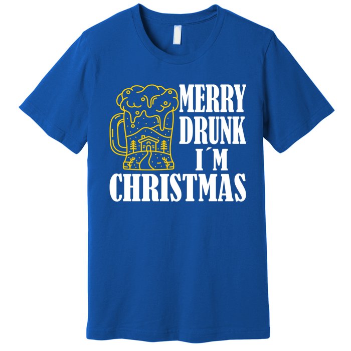 Merry Drunk I´M Christmas Beer Gift Premium T-Shirt