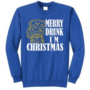 Merry Drunk I´M Christmas Beer Gift Tall Sweatshirt