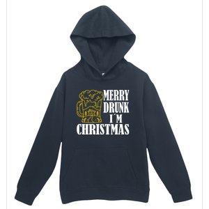 Merry Drunk I´M Christmas Beer Gift Urban Pullover Hoodie