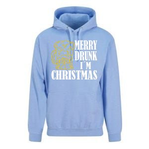 Merry Drunk I´M Christmas Beer Gift Unisex Surf Hoodie