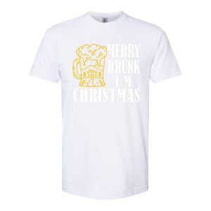 Merry Drunk I´M Christmas Beer Gift Softstyle CVC T-Shirt