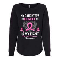 My Daughter Is A Survivor Breast Cancer Awareness Womens California Wash Sweatshirt