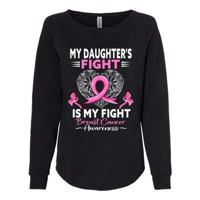 My Daughter Is A Survivor Breast Cancer Awareness Womens California Wash Sweatshirt