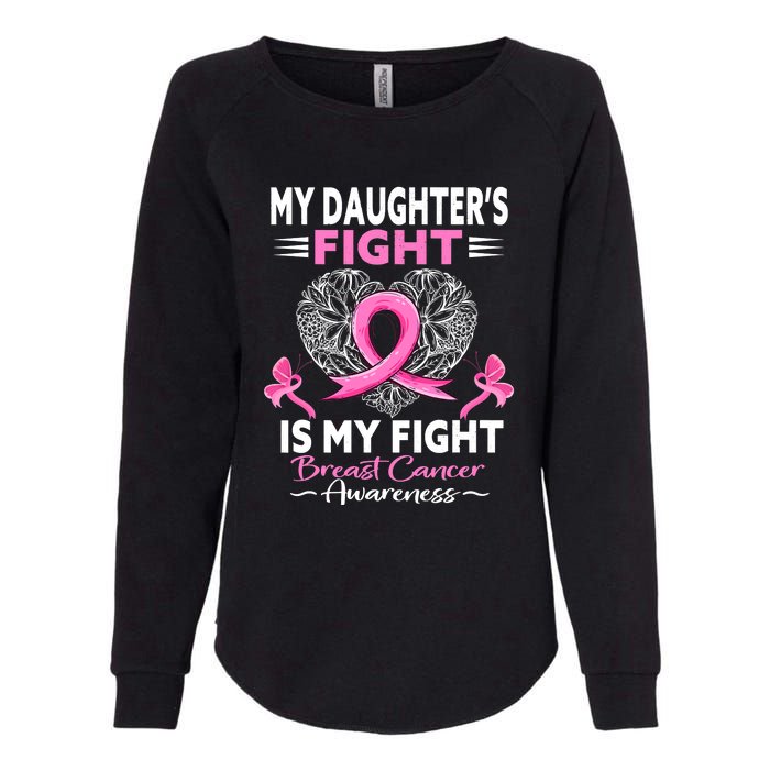 My Daughter Is A Survivor Breast Cancer Awareness Womens California Wash Sweatshirt