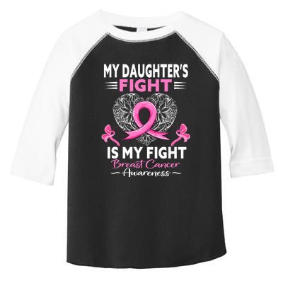 My Daughter Is A Survivor Breast Cancer Awareness Toddler Fine Jersey T-Shirt