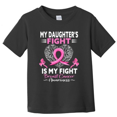 My Daughter Is A Survivor Breast Cancer Awareness Toddler T-Shirt