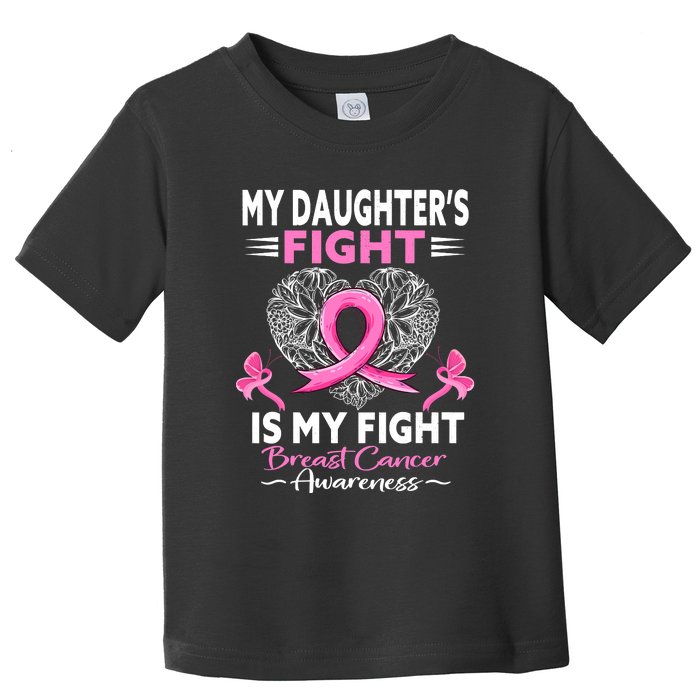 My Daughter Is A Survivor Breast Cancer Awareness Toddler T-Shirt