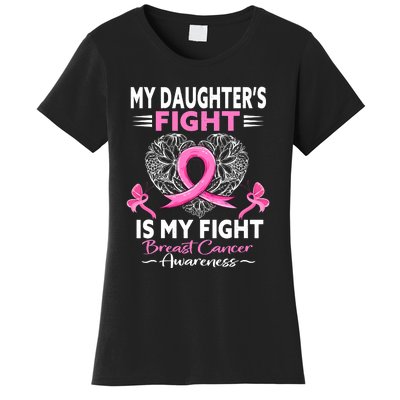 My Daughter Is A Survivor Breast Cancer Awareness Women's T-Shirt