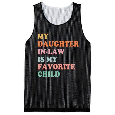 My Daughter In Law Is My Favorite Child Mother in Law Day Mesh Reversible Basketball Jersey Tank