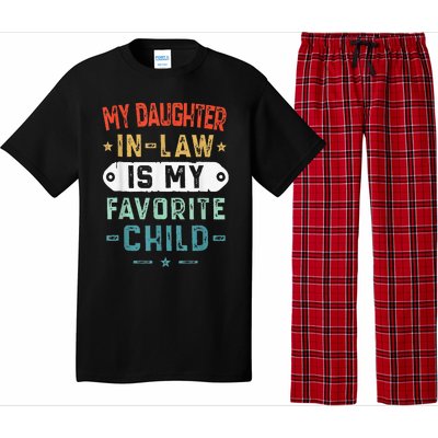 My Daughter In Law Is My Favorite Child Funny Family Gifts Pajama Set