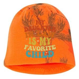 My Daughter In Law Is My Favorite Child Funny Family Retro Kati - Camo Knit Beanie