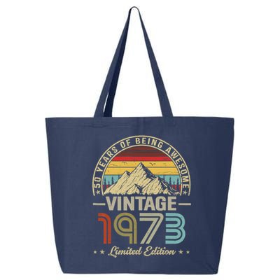 My Daughter Is 50 Years Old 1973 50th Birthday Gifts Long 25L Jumbo Tote