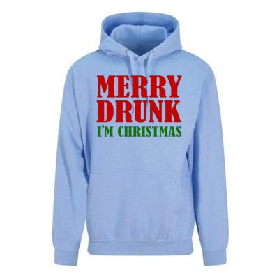 Merry Drunk IM Christmas Funny Ing Adult Jokes Gift Unisex Surf Hoodie