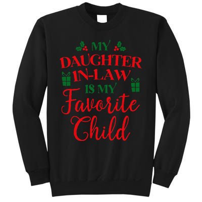 My Daughterinlaw Is My Favorite Child Lovely Christmas Sweatshirt