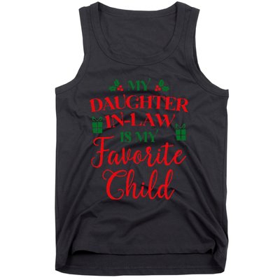 My Daughterinlaw Is My Favorite Child Lovely Christmas Tank Top