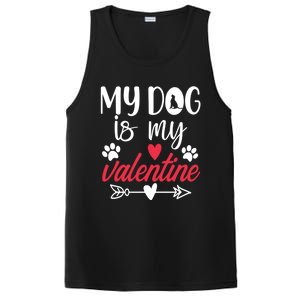 My Dog Is My Valentine Labrador Retriever Valentines Day Funny Gift PosiCharge Competitor Tank