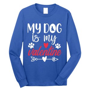 My Dog Is My Valentine Labrador Retriever Valentines Day Funny Gift Long Sleeve Shirt