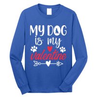 My Dog Is My Valentine Labrador Retriever Valentines Day Funny Gift Long Sleeve Shirt