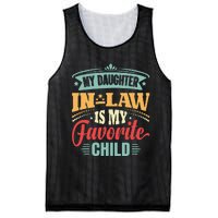 My Daughterinlaw Is My Favorite Child Father's Day in law Mesh Reversible Basketball Jersey Tank