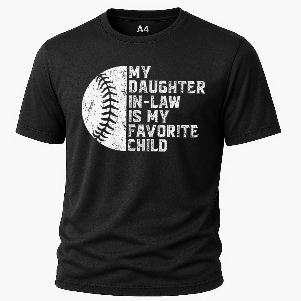 My Daughter In Law Is My Favorite Child Mother Baseball Cooling Performance Crew T-Shirt