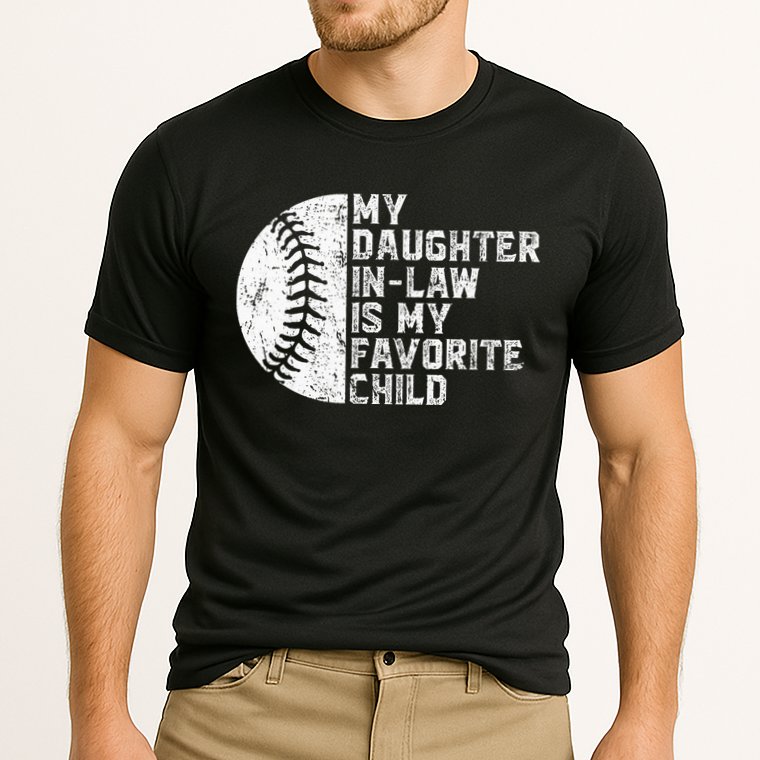 My Daughter In Law Is My Favorite Child Mother Baseball Cooling Performance Crew T-Shirt