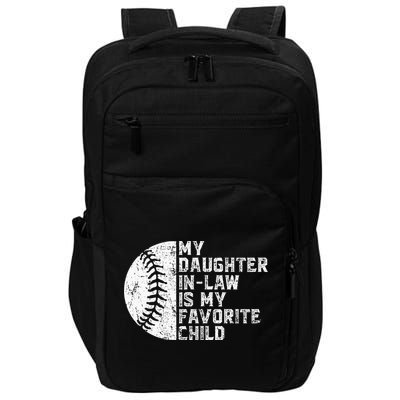 My Daughter In Law Is My Favorite Child Mother Baseball Impact Tech Backpack