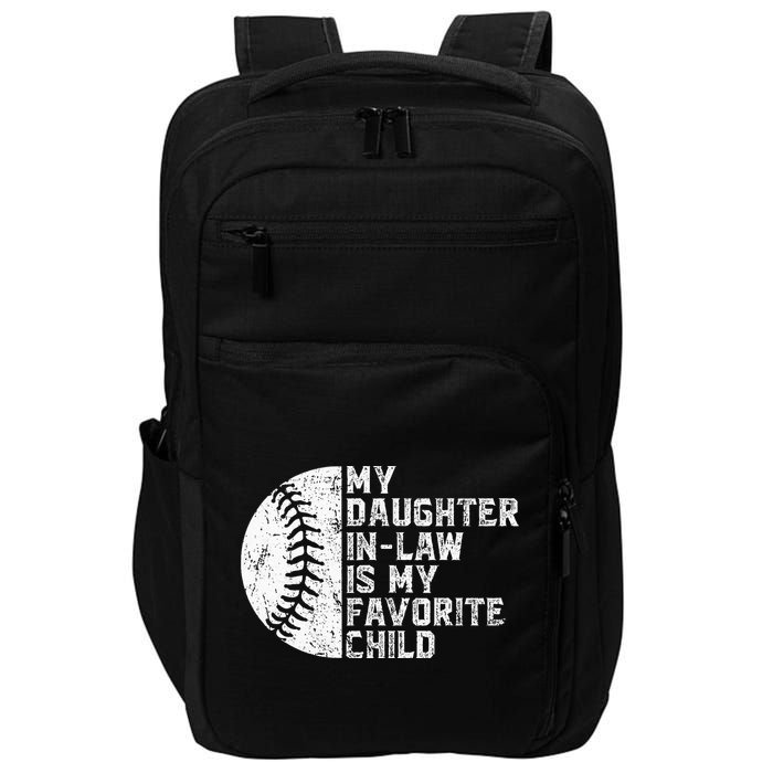 My Daughter In Law Is My Favorite Child Mother Baseball Impact Tech Backpack