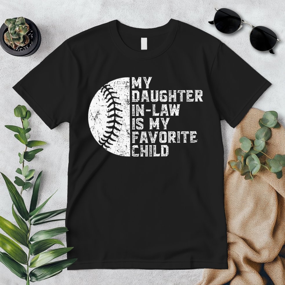 My Daughter In Law Is My Favorite Child Mother Baseball Premium T-Shirt