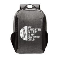 My Daughter In Law Is My Favorite Child Mother Baseball Vector Backpack