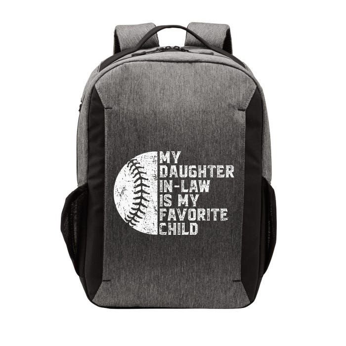 My Daughter In Law Is My Favorite Child Mother Baseball Vector Backpack