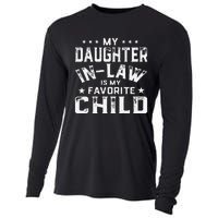 My Daughter In Law Is My Favorite Child Fathers Day in Law Cooling Performance Long Sleeve Crew