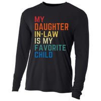 My DaughterInLaw Is My Favorite Child Fathers Day Gift Cooling Performance Long Sleeve Crew