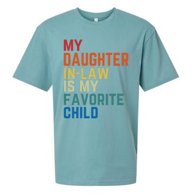 My DaughterInLaw Is My Favorite Child Fathers Day Gift Sueded Cloud Jersey T-Shirt