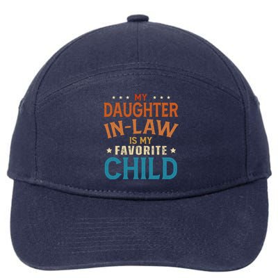 My Daughter In Law Is My Favorite Child Vintage 7-Panel Snapback Hat