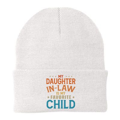 My Daughter In Law Is My Favorite Child Vintage Knit Cap Winter Beanie