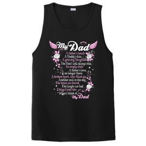 My Dad Is My Guardian Angel Daddy's Father's Memories Gift PosiCharge Competitor Tank