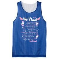 My Dad Is My Guardian Angel Daddy's Father's Memories Gift Mesh Reversible Basketball Jersey Tank