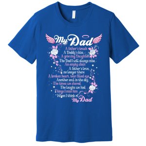 My Dad Is My Guardian Angel Daddy's Father's Memories Gift Premium T-Shirt