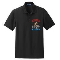 My Dog Is Smarter Than Your President Biden GERMAN SHEPHERD  Dry Zone Grid Polo