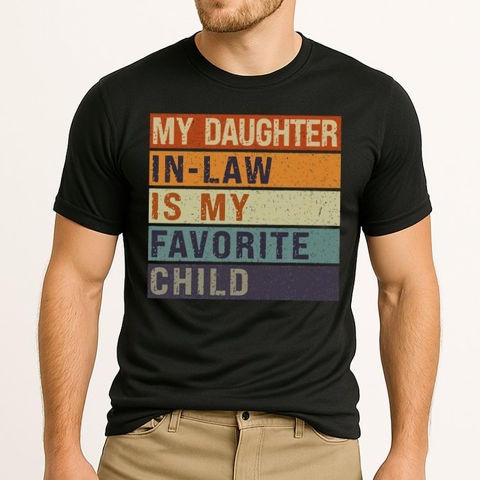 My Daughter In Law Is My Favorite Child FatherS Day Cooling Performance Crew T-Shirt